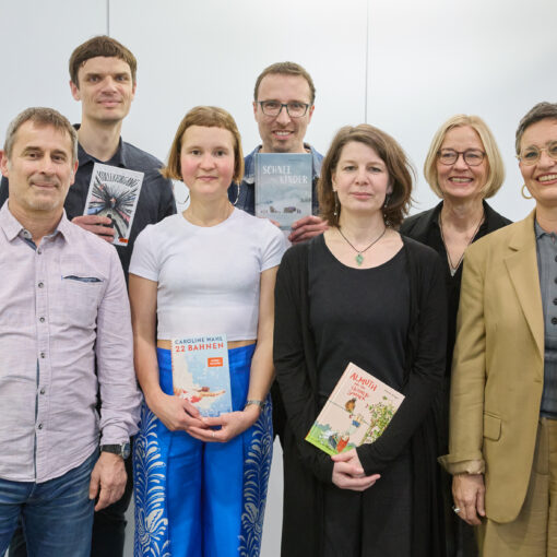 Preisträger und Jurymitglieder.